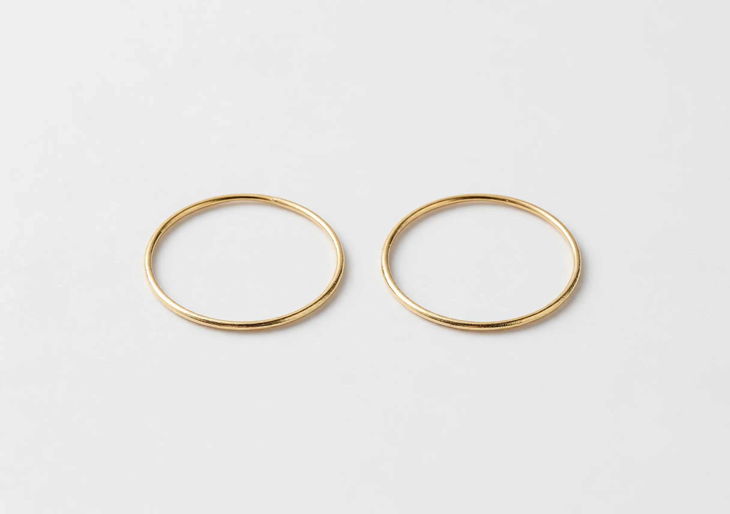 18K Gold Hoop Earrings